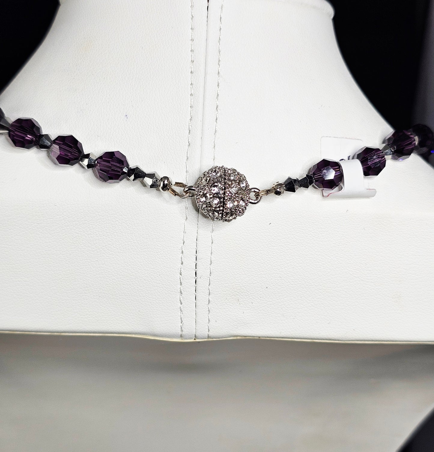 Purple Paisley Necklace
