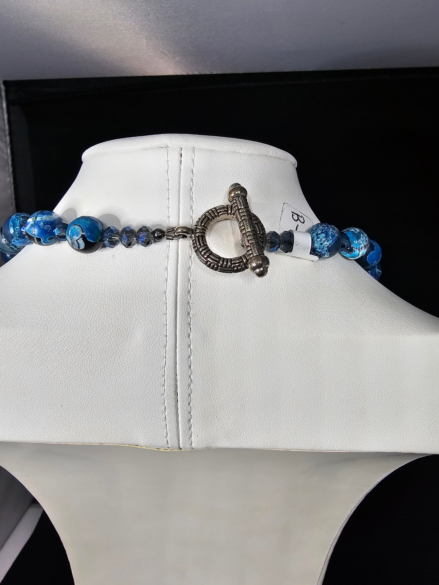 Blue Skies, Silver Moon Necklace