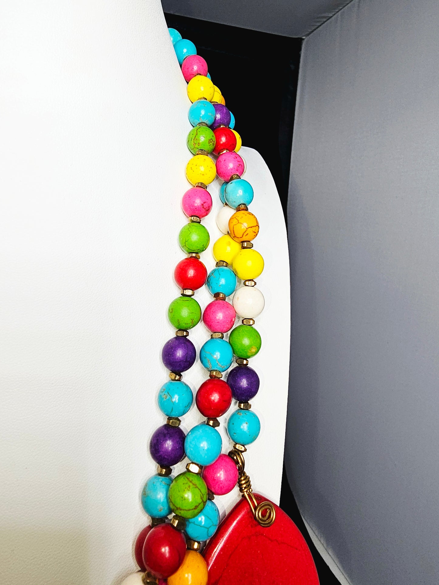 Colorful Confetti Fun Necklace