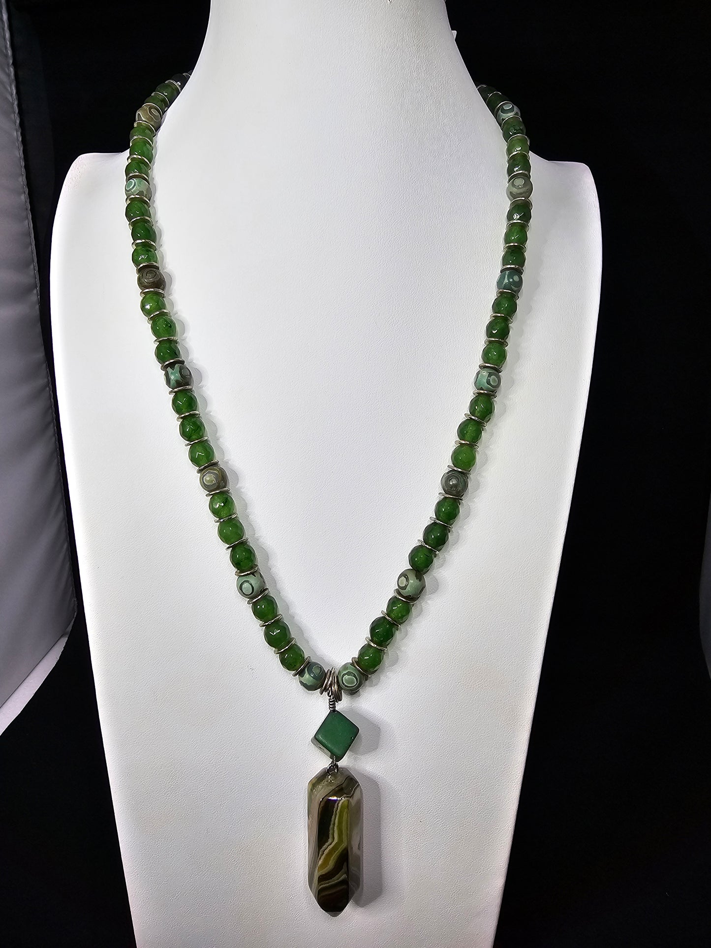 Hexagonal Point Necklace